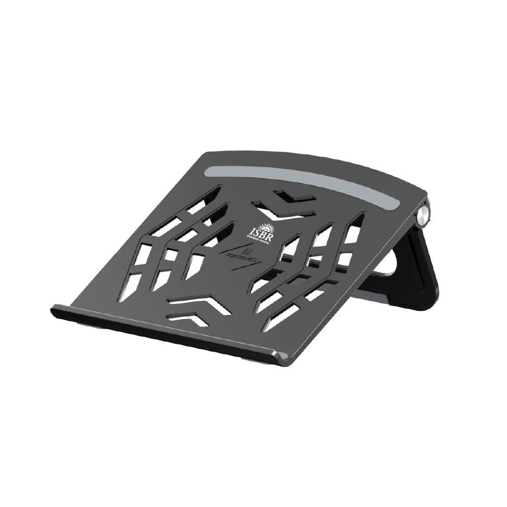 Portronics Hexa 5 Portable Laptop Stand - Black